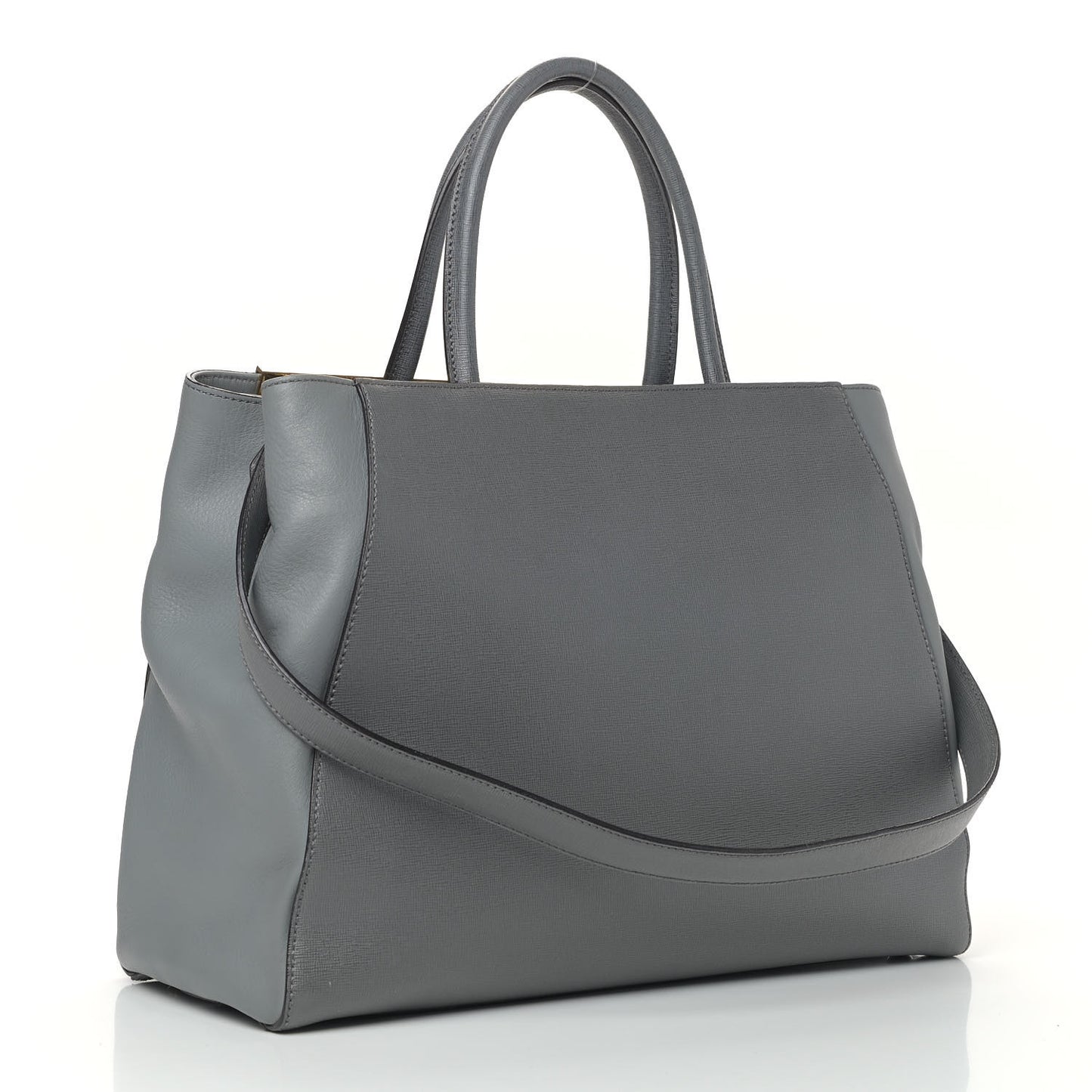 Vitello Elite Flamingo Regular 2Jours Tote Grigio Grigio Chiaro