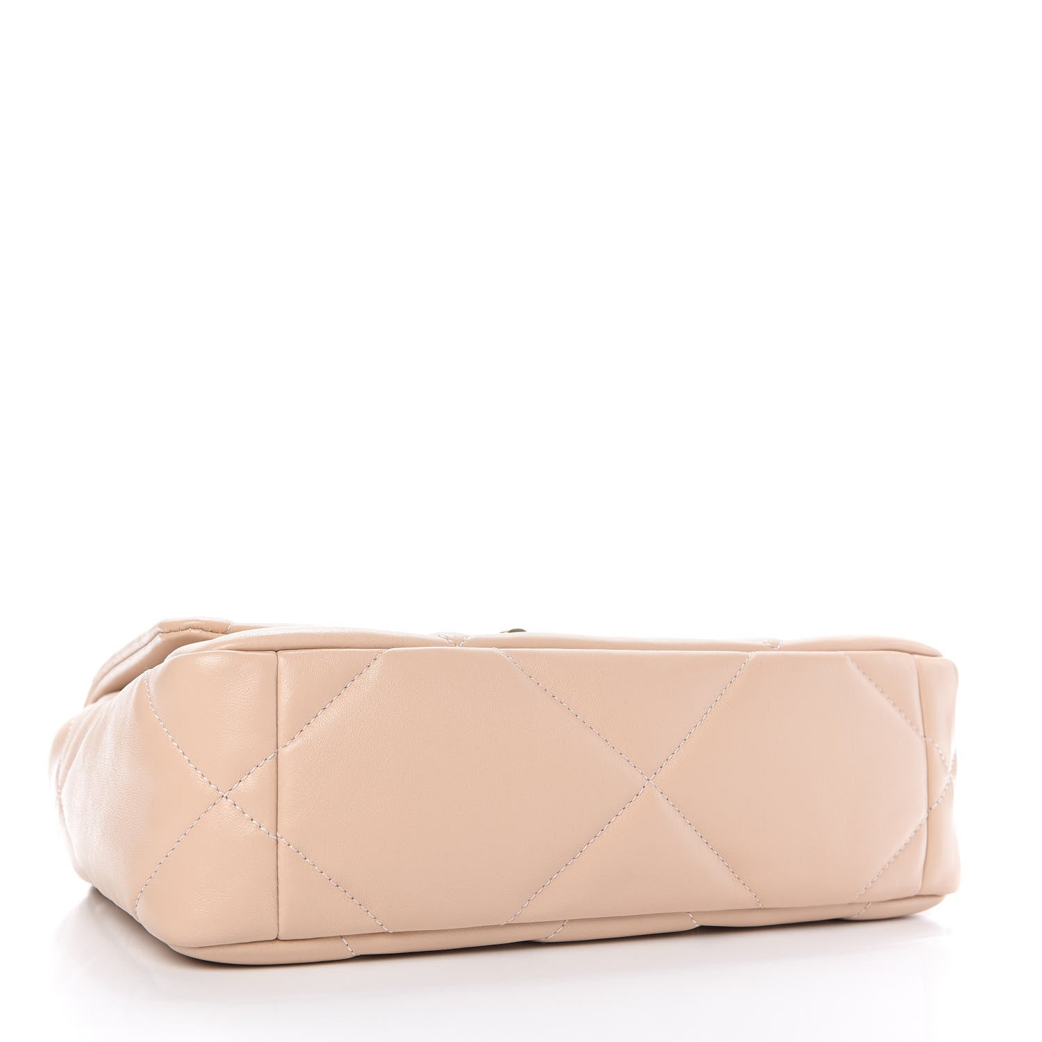 Chanel Lambskin Quilted Medium Chanel 19 Flap Beige 4 of 11