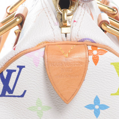 Louis Vuitton Monogram Multicolor Speedy 30 White 6 of 7