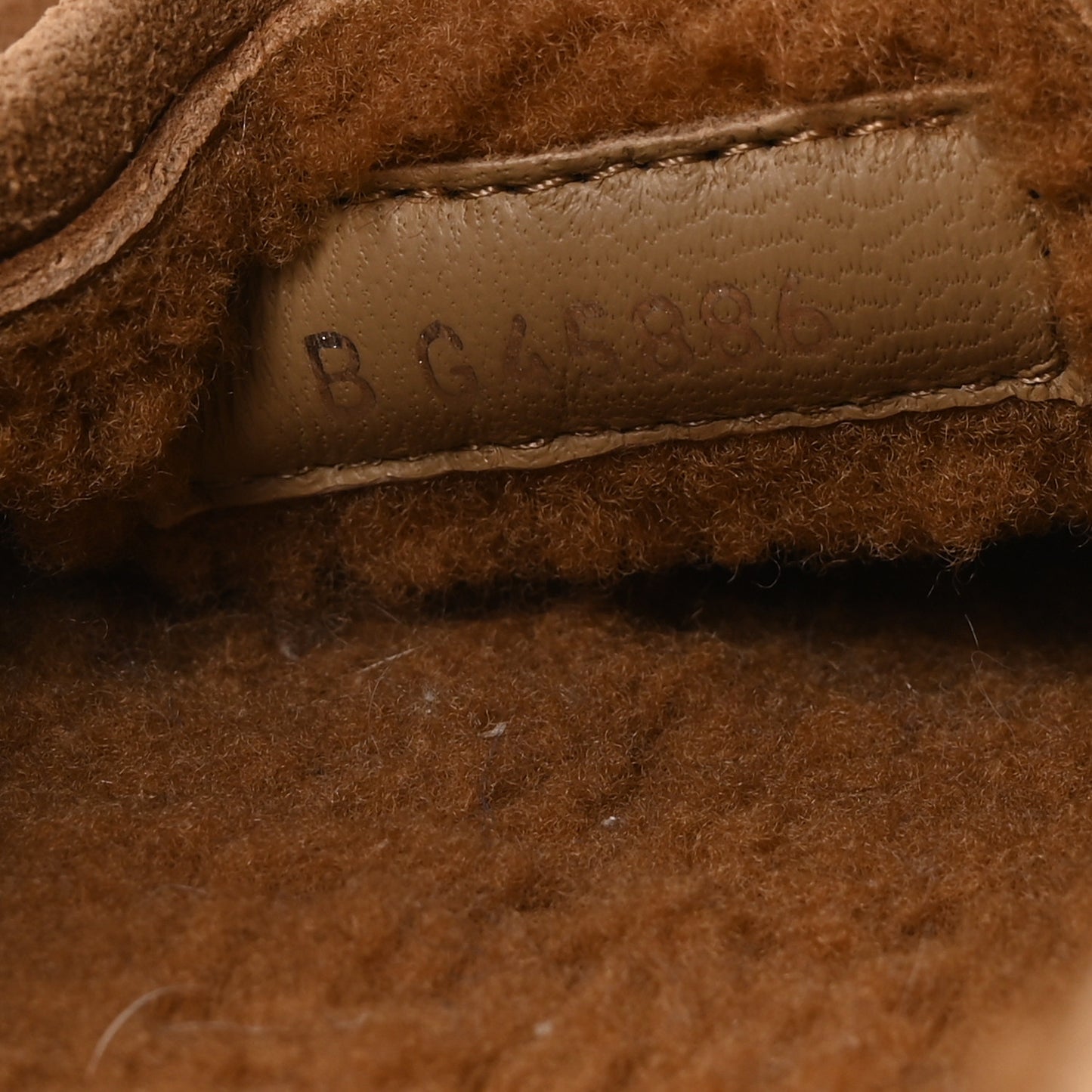Suede Calfskin CC Loafers 41 Dark Beige
