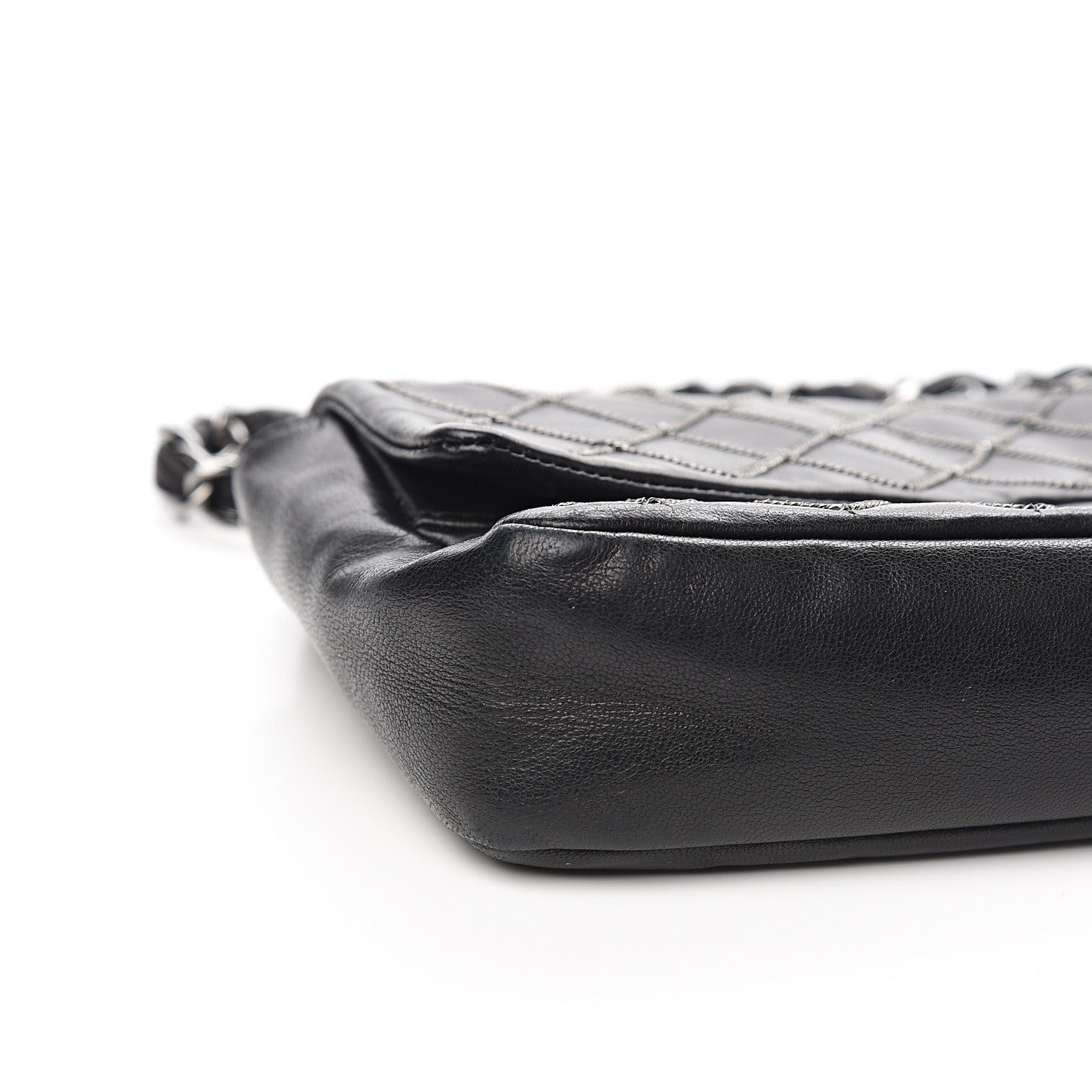 Chanel Lambskin Chain Single Flap Black 7 of 9