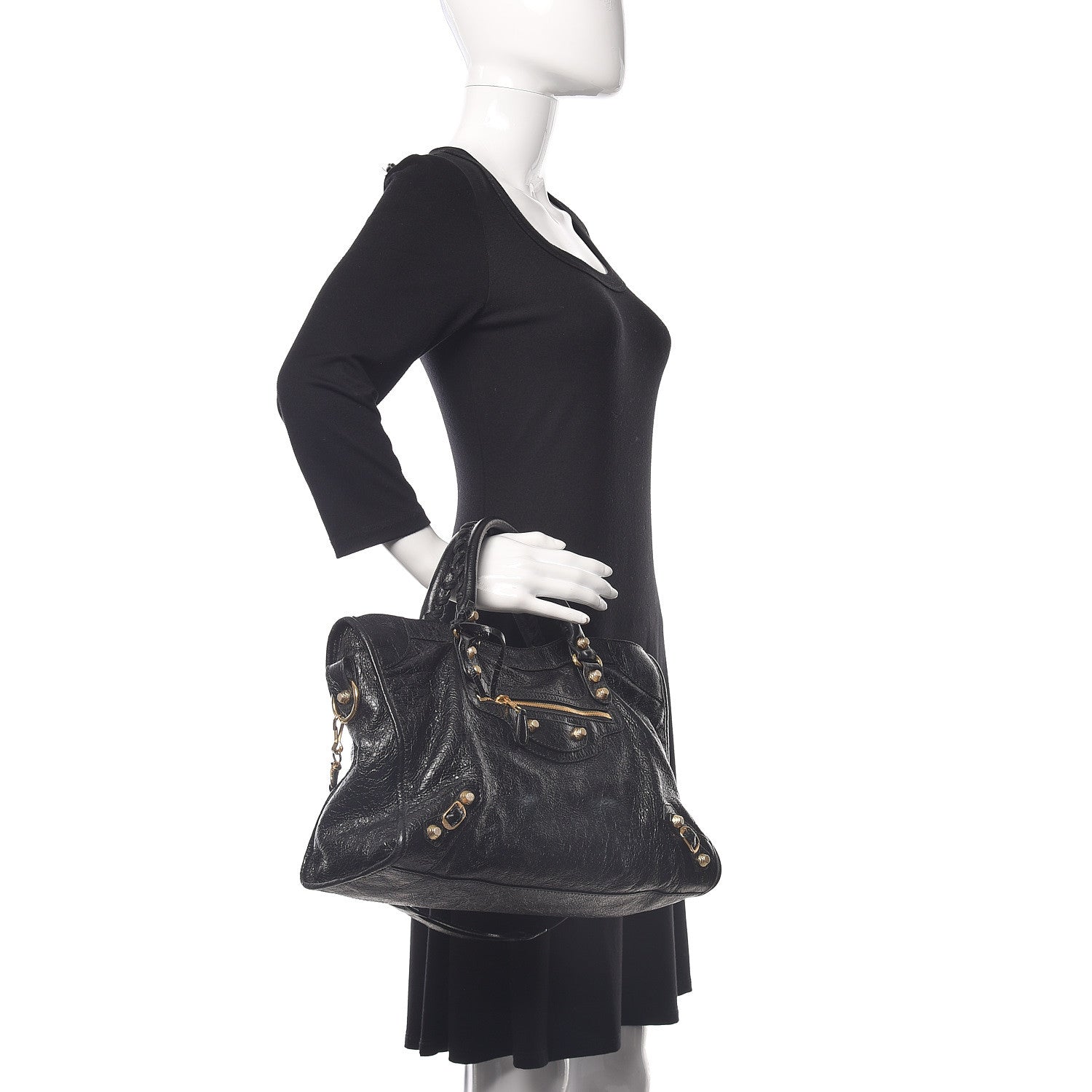 Balenciaga Agneau Giant 12 Gold Hardware City Black 2 of 10