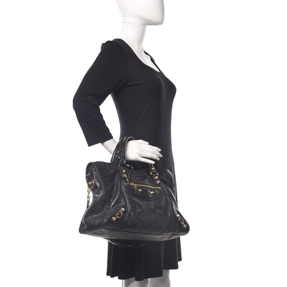 Balenciaga Agneau Giant 12 Gold Hardware City Black 2 of 10