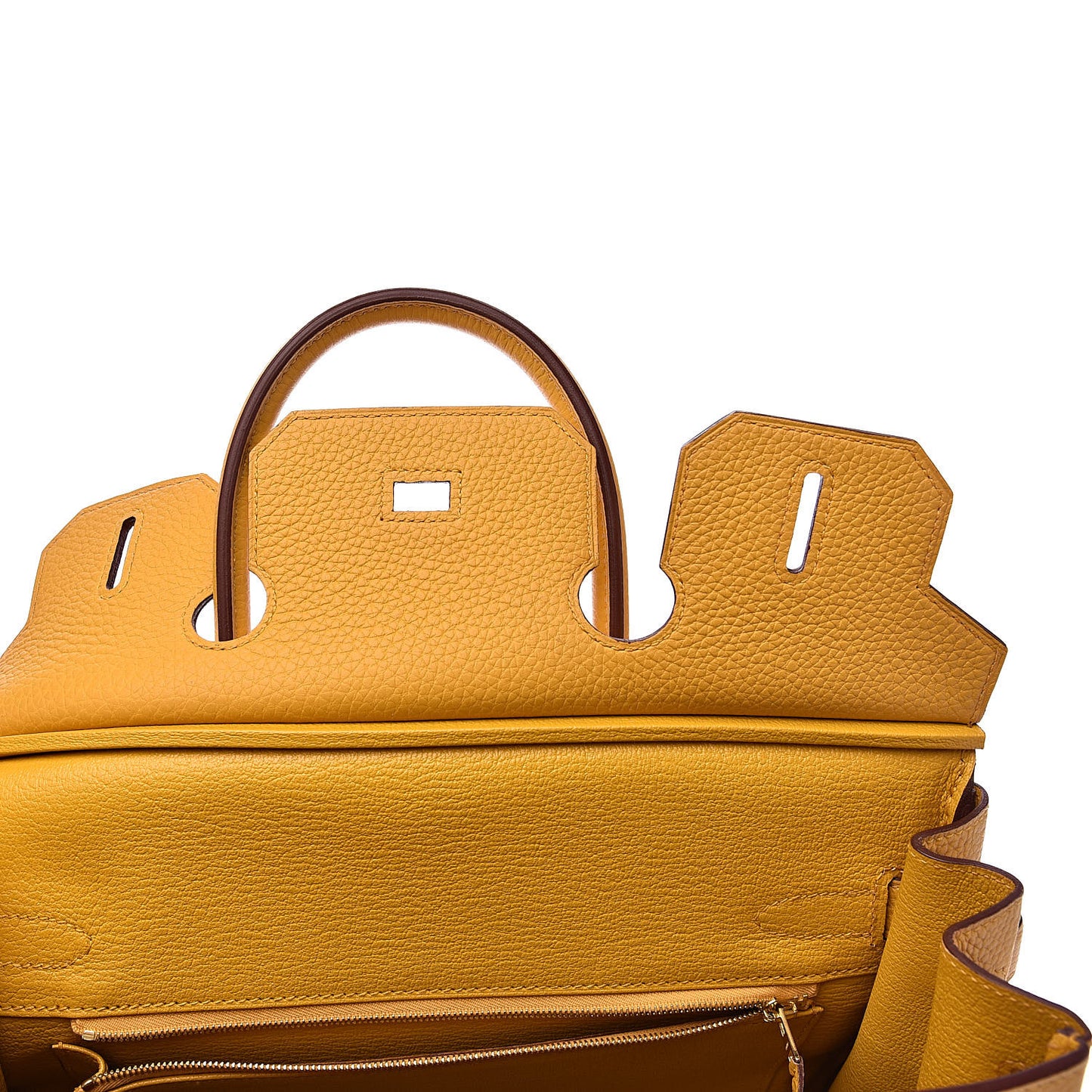 Togo Birkin 30 Jaune Ambre