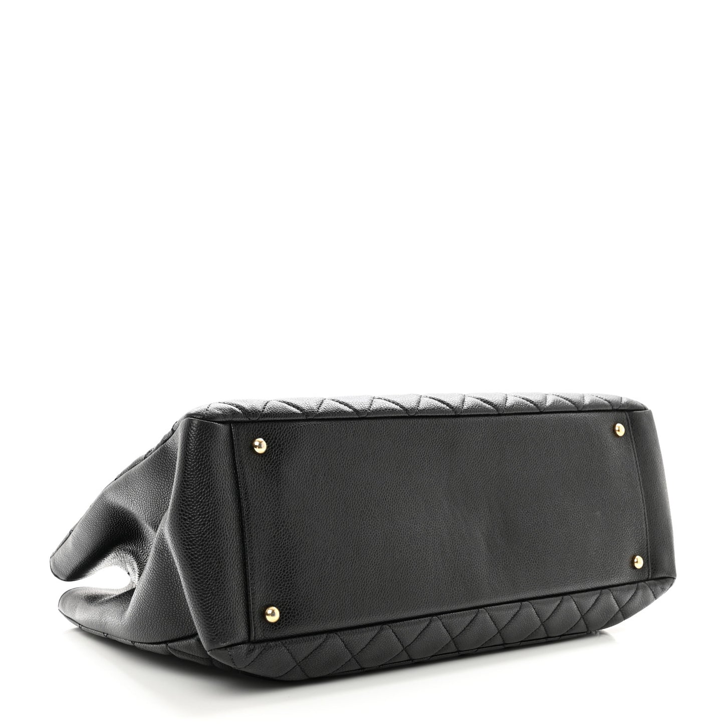Caviar Quilted XL Grand Shopping Tote GST Black