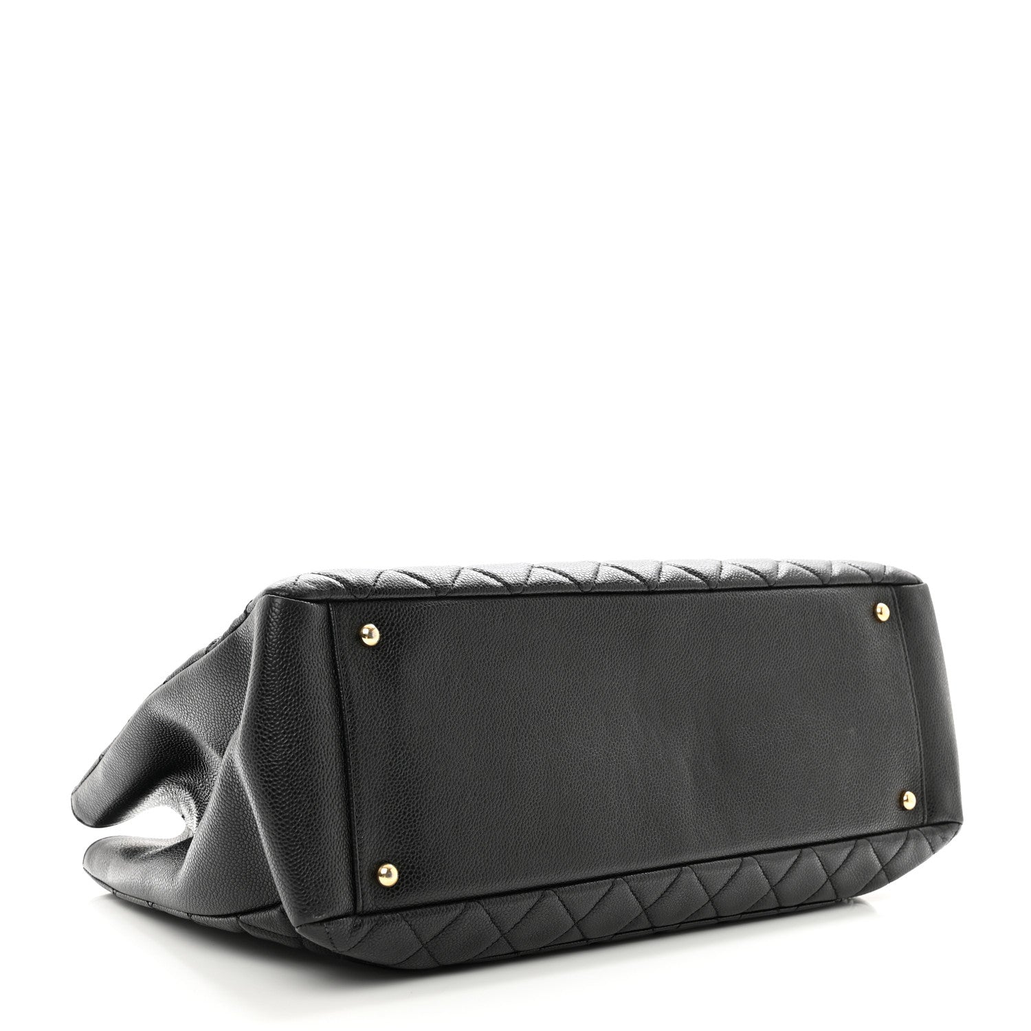 Chanel Caviar Quilted XL Grand Shopping Tote GST Black 3 of 11