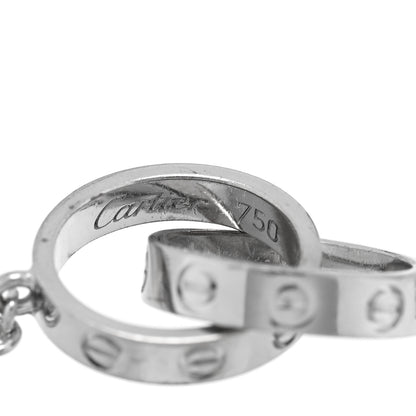 Cartier 18K White Gold Interlocking LOVE Bracelet 3 of 3