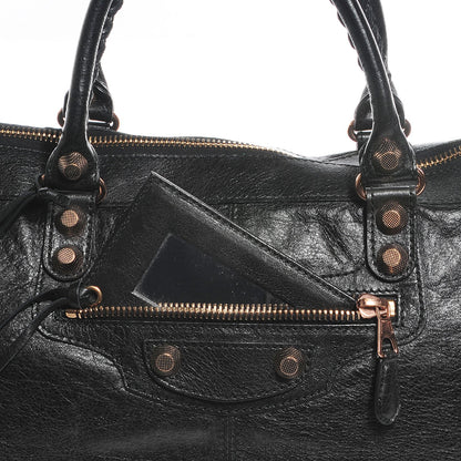 Balenciaga Agneau Giant 12 Rose Gold Hardware Work Black 9 of 12