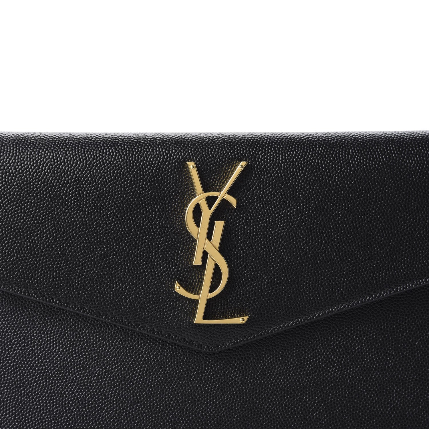Saint Laurent Grain De Poudre Uptown Pouch Black 9 of 9