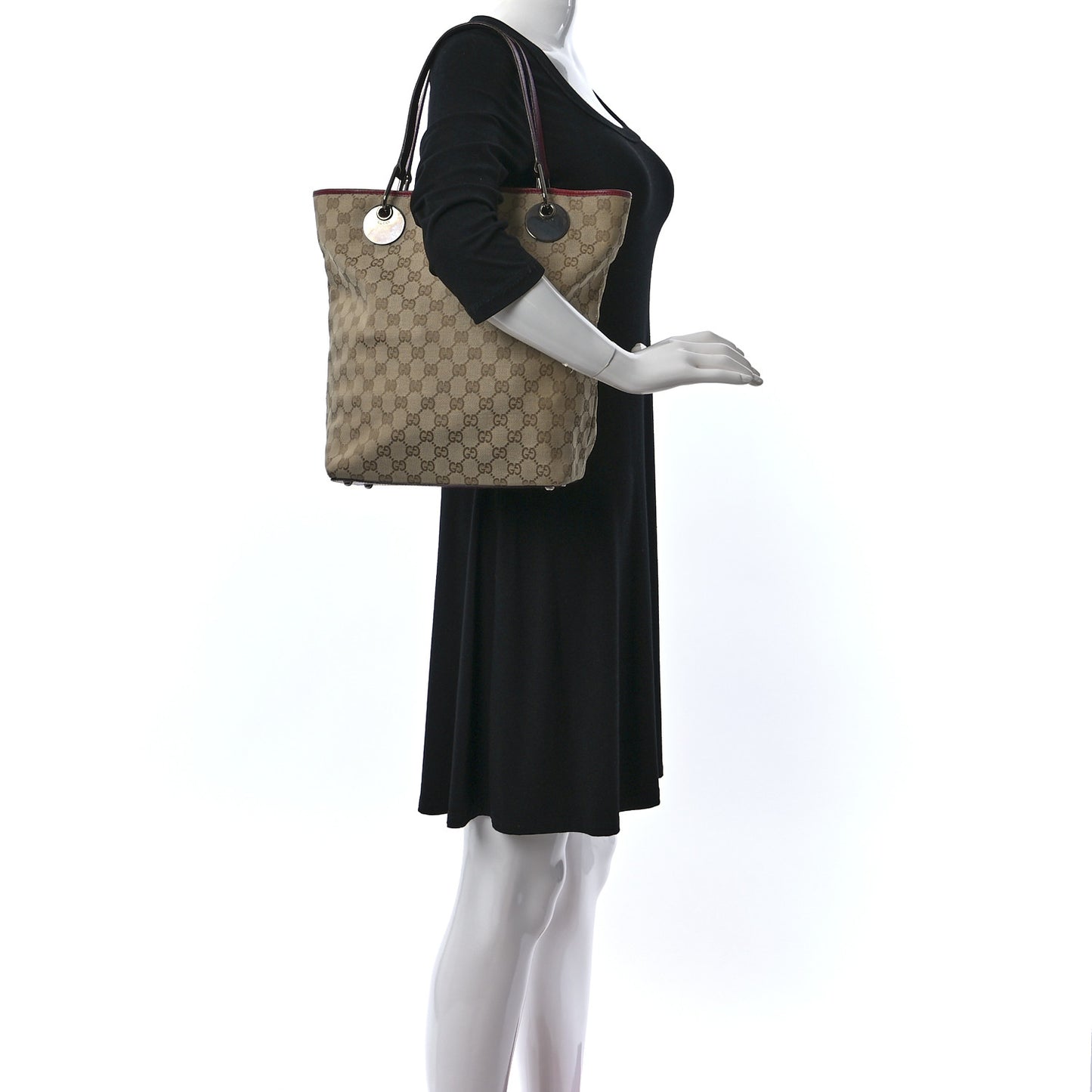 Monogram Large Eclipse Tote Red