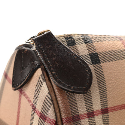 Burberry Haymarket Check Small Chester Bowling Bag Chocolate 22 of 22