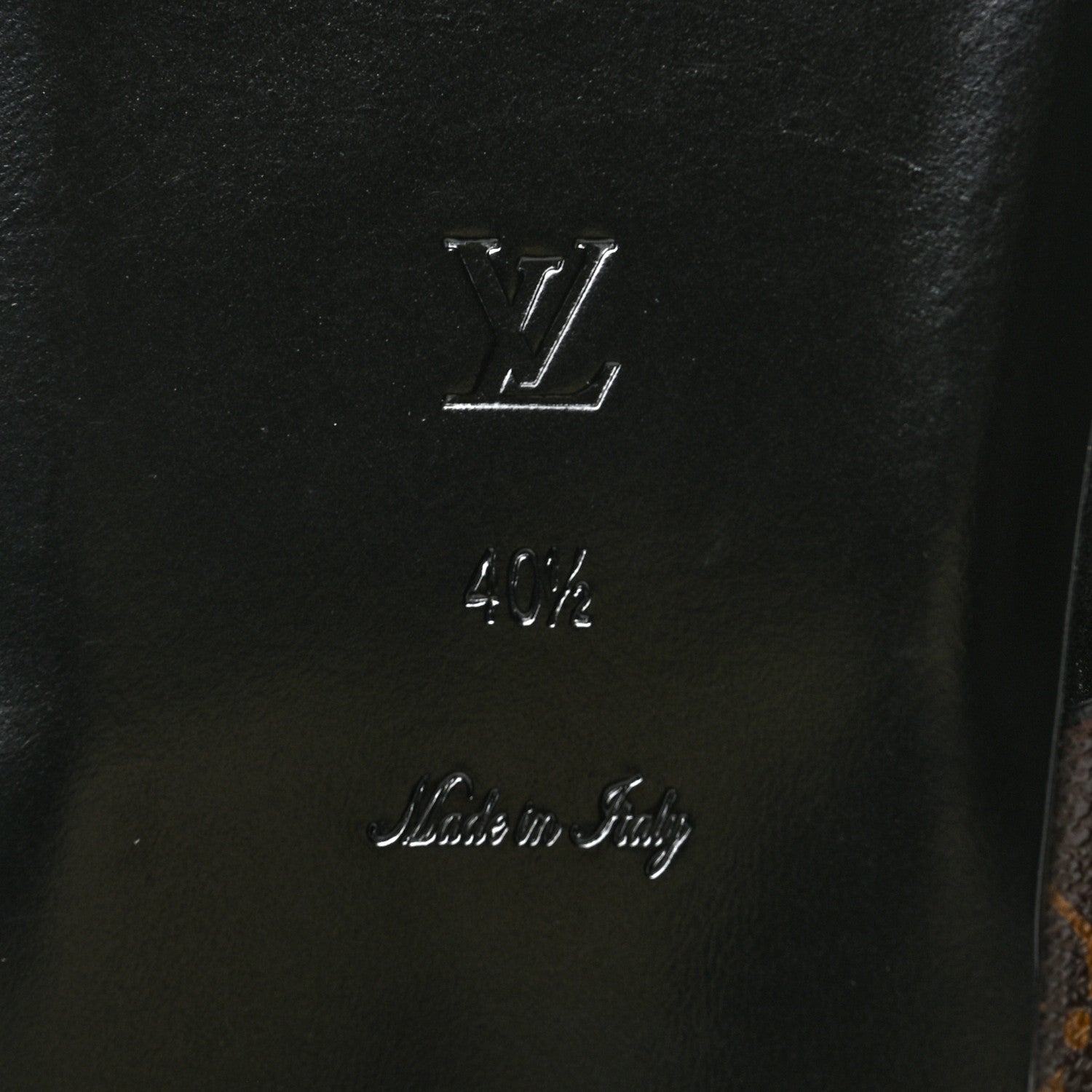 Louis Vuitton Monogram Bom Dia Mule Sandals 40.5 Black 6 of 7