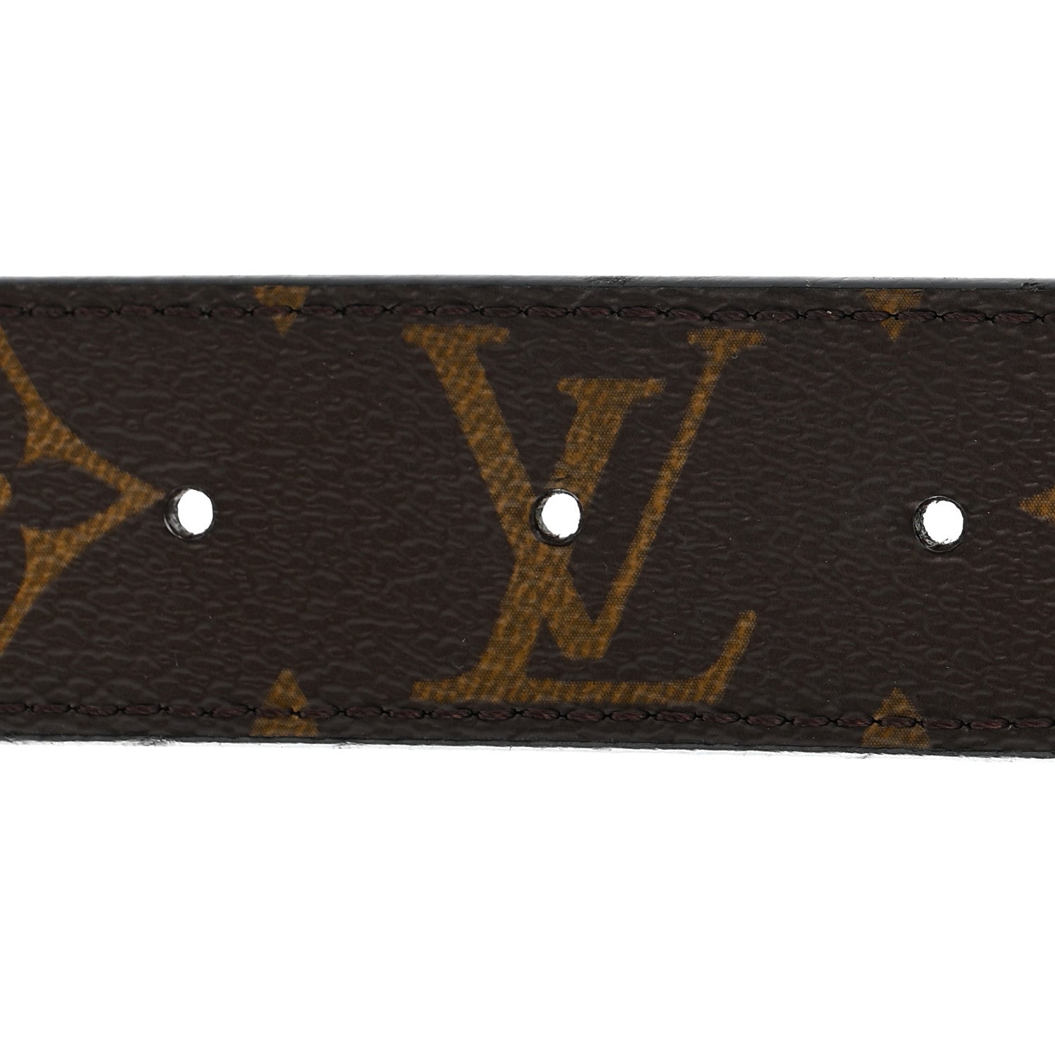 Louis Vuitton Calfskin Monogram 30mm LV Initiales Reversible Belt 90 36 Black 7 of 8