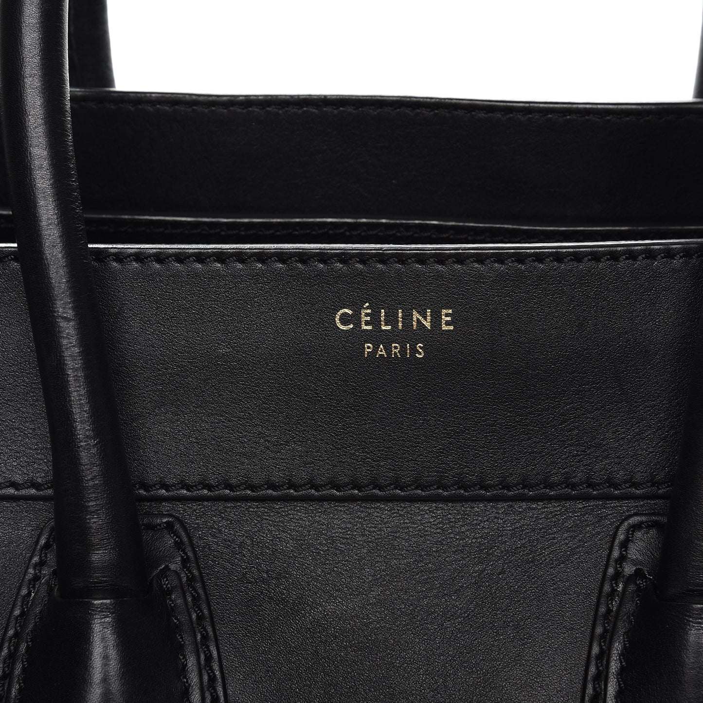 Smooth Calfskin Mini Luggage Black