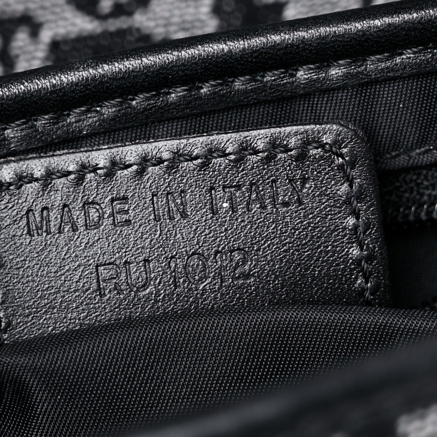 Christian Dior Monogram Saddle Bag Black 7 of 18