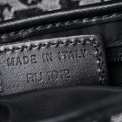Christian Dior Monogram Saddle Bag Black 7 of 18