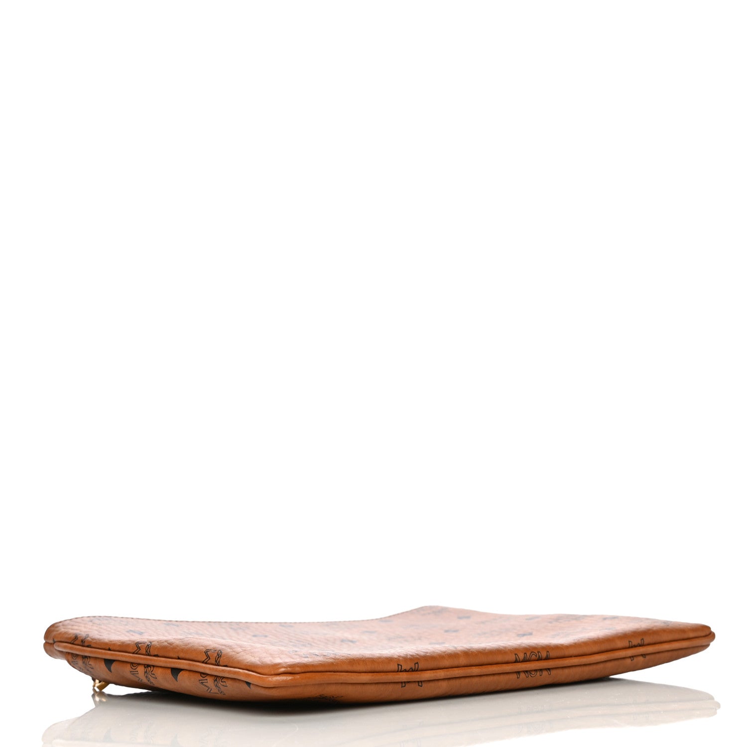 MCM Visetos Medium Crossbody Pouch Cognac 4 of 17