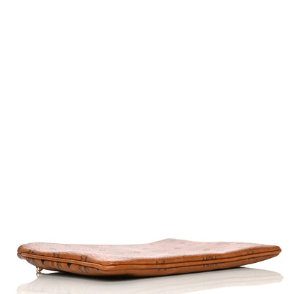 MCM Visetos Medium Crossbody Pouch Cognac 4 of 17