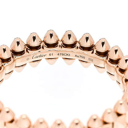 Cartier 18K Pink Gold SM Clash De Cartier Ring 61 9.5 4 of 5