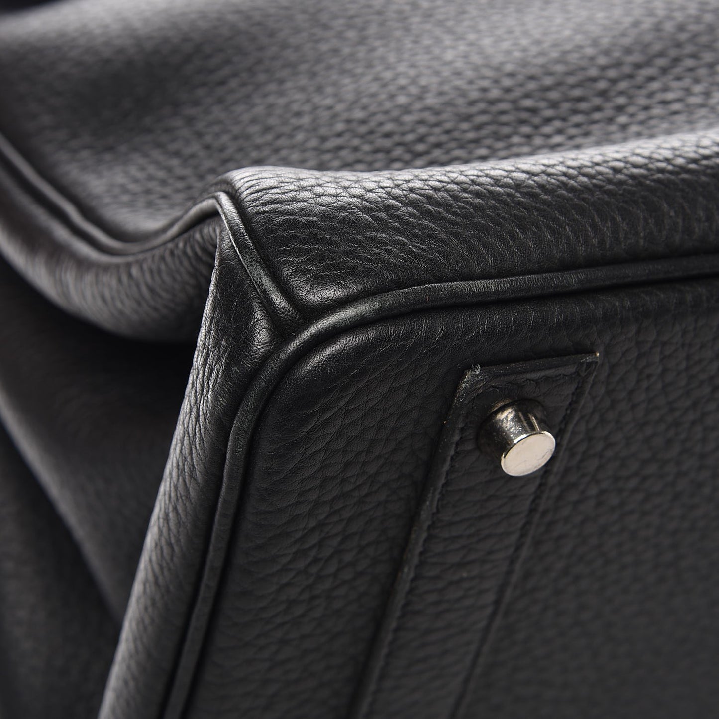 Taurillon Clemence Birkin 40 Black
