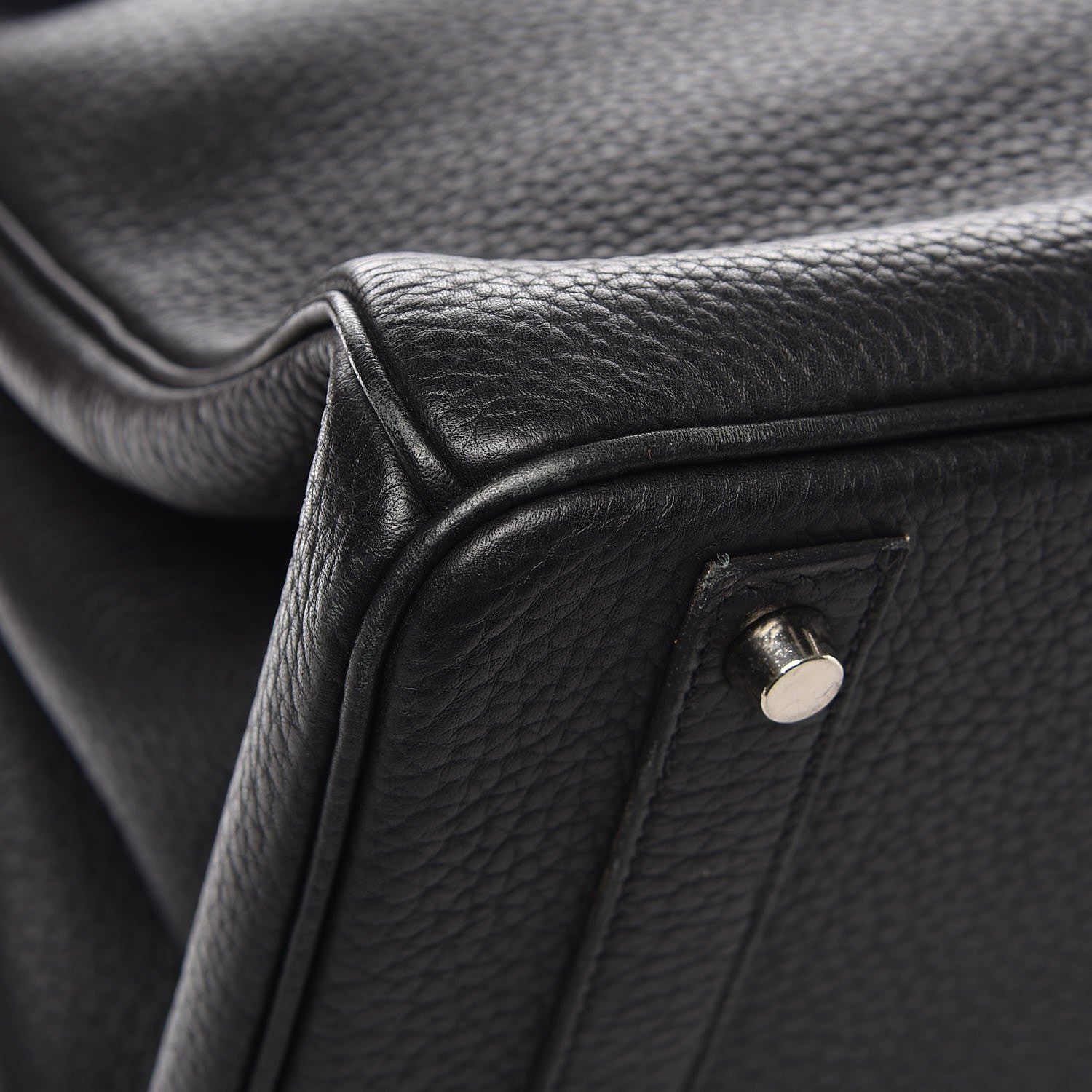 Hermes Taurillon Clemence Birkin 40 Black 32 of 36