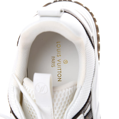 Louis Vuitton Calfskin Monogram Run Away Sneakers 38 White 7 of 8