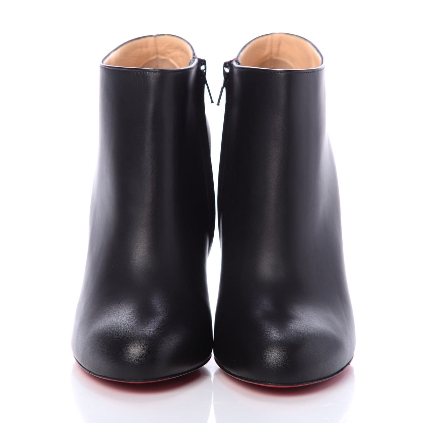 Calfskin Belle 100 Ankle Boots 39.5 Black