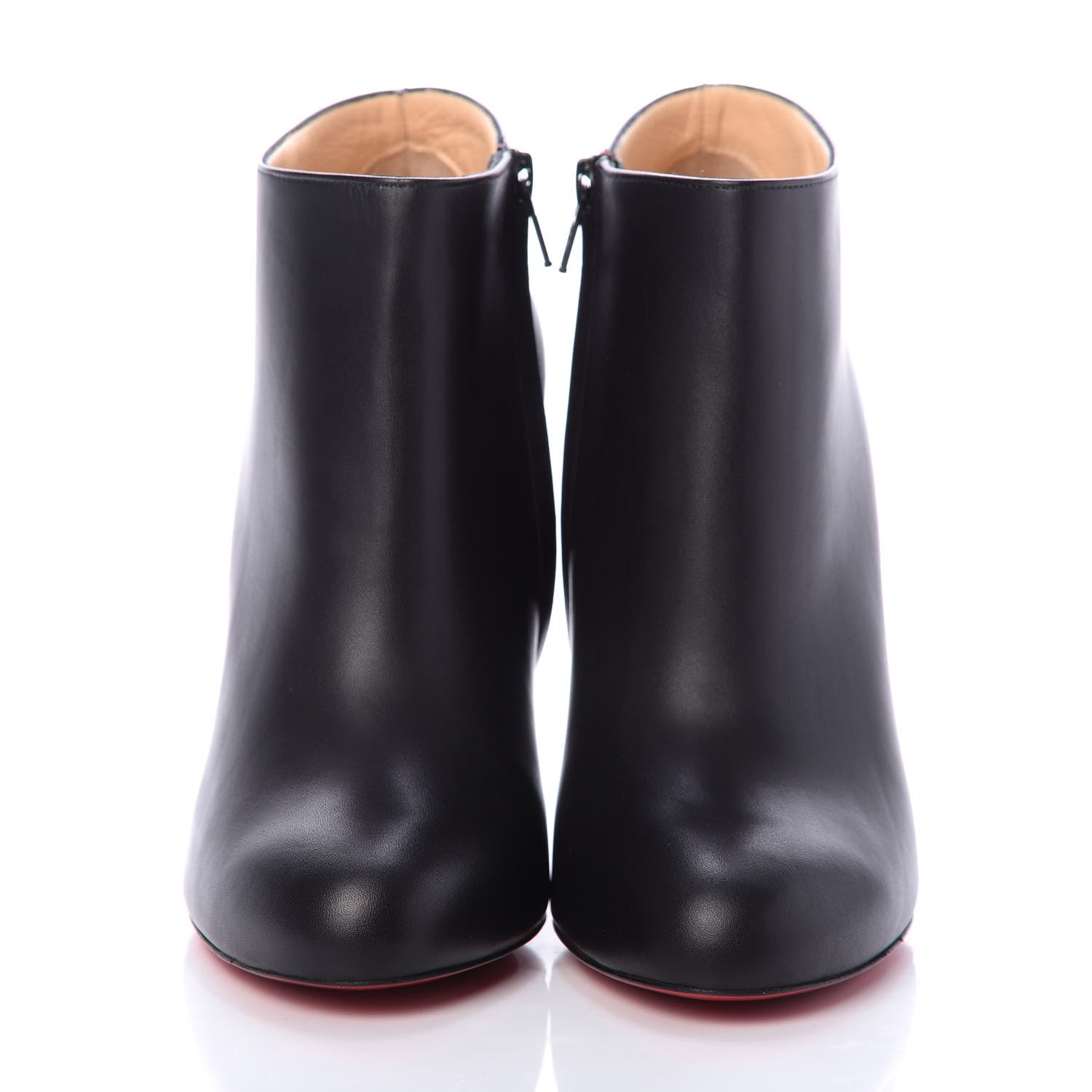 Christian Louboutin Calfskin Belle 100 Ankle Boots 39.5 Black 2 of 7