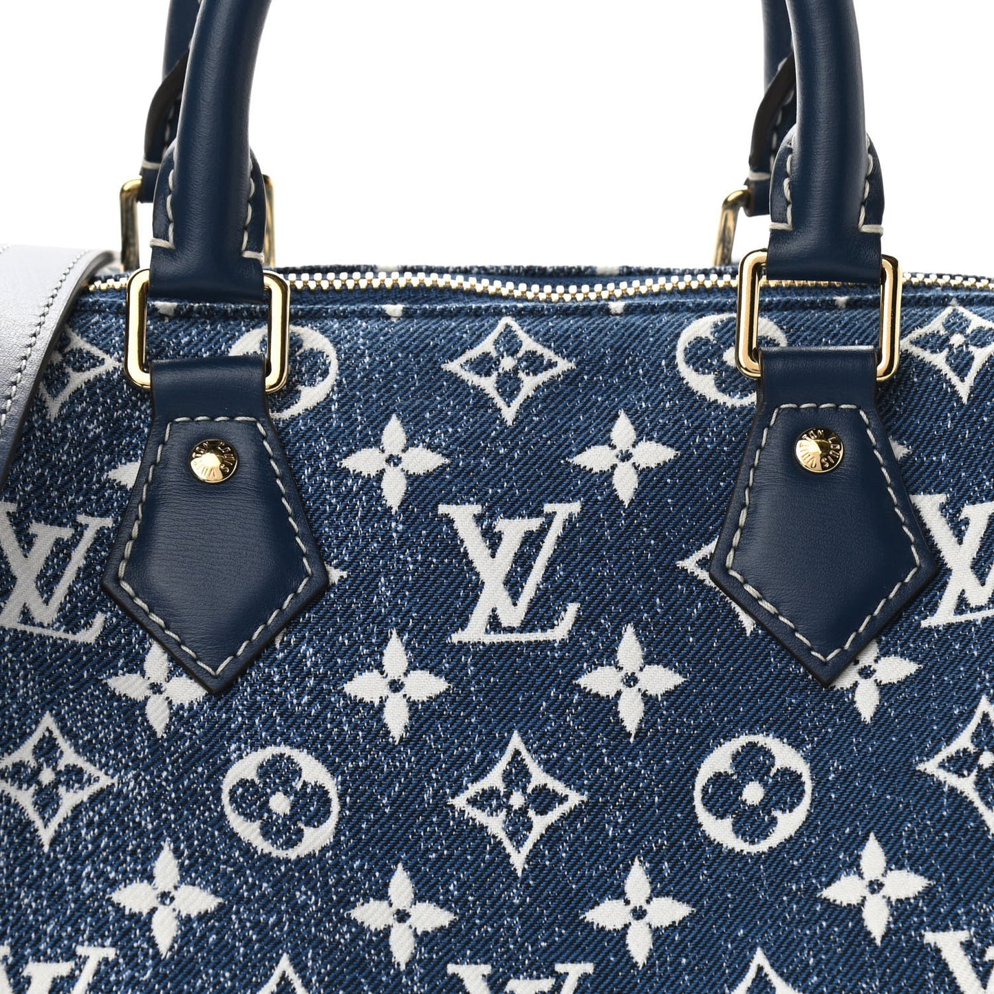 Monogram Jacquard Denim Speedy Bandouliere 25 Bleu