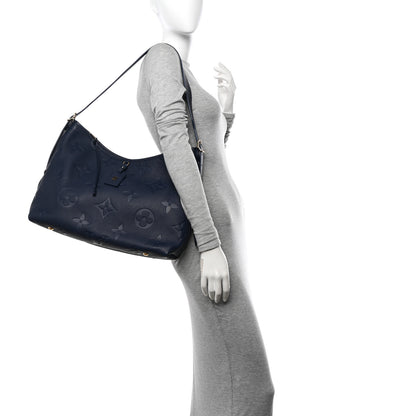 Louis Vuitton Empreinte Monogram Giant CarryAll MM Navy 2 of 11