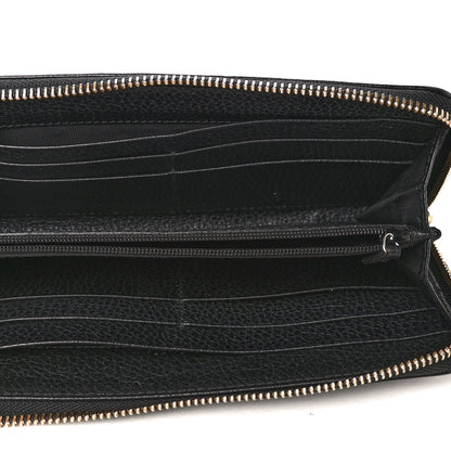Gucci Guccissima Donna Long Wallet Black 3 of 10