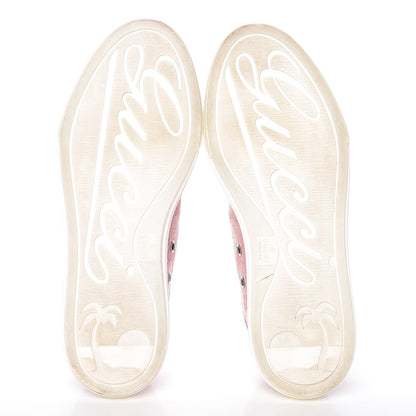Gucci GG Monogram Calfskin Womens Low Top Sneakers 35 Pink Soft Pink 7 of 15
