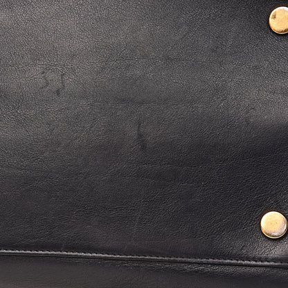 Saint Laurent Calfskin Large Sac De Jour Carryall Navy Blue 12 of 18