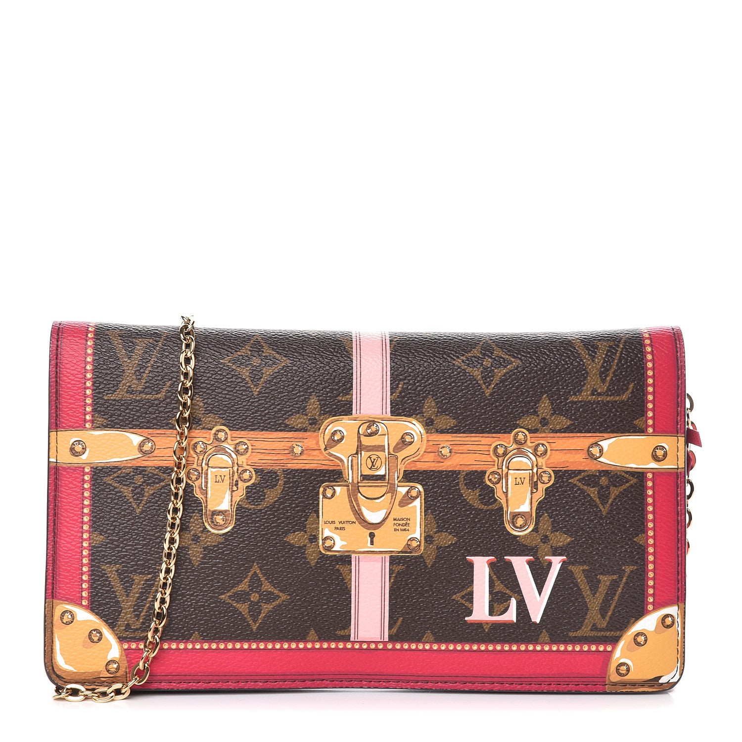 Louis Vuitton Monogram Summer Trunks Pochette Weekend 1 of 9