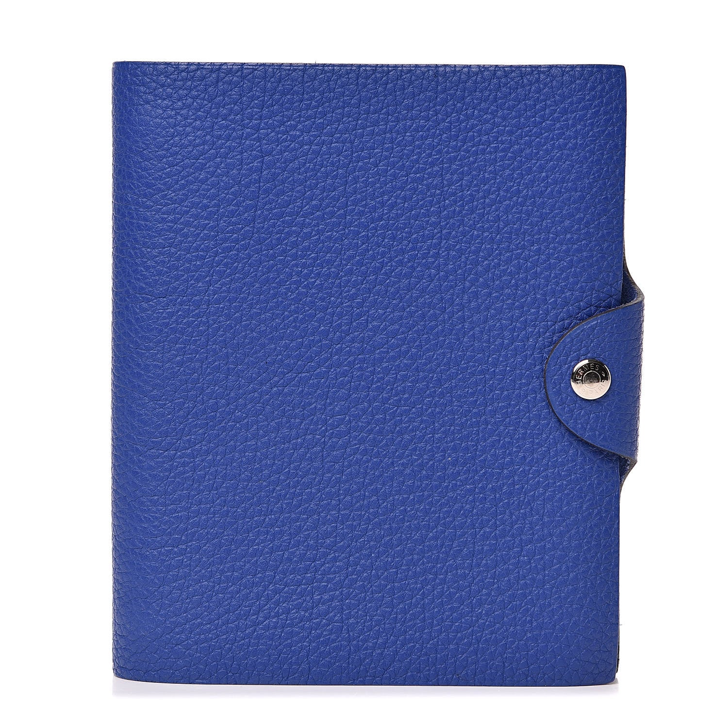 Hermes Togo Ulysse PM Notebook Cover Bleu Electrique 1 of 7
