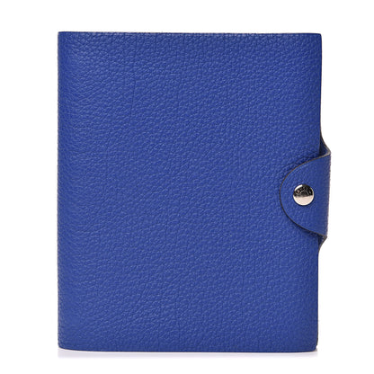 Hermes Togo Ulysse PM Notebook Cover Bleu Electrique 1 of 7