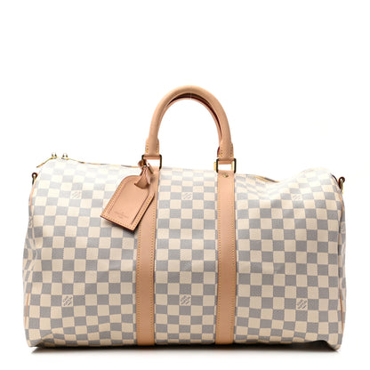 Louis Vuitton Damier Azur Keepall Bandouliere 45 1 of 8