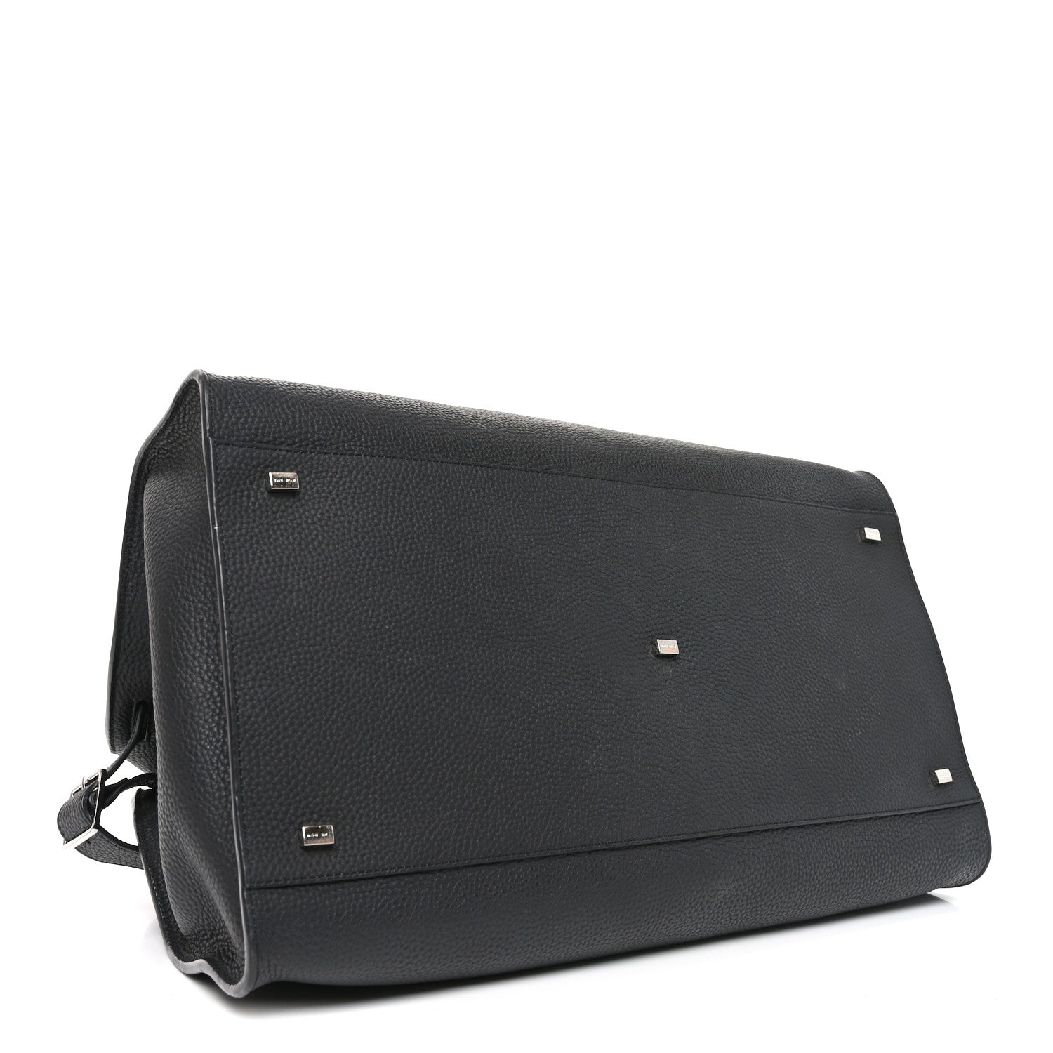 The Row Grained Calfskin Soft Margaux 17 Black 4 of 9