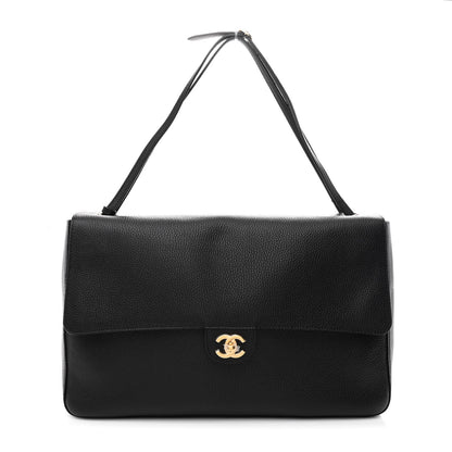 Chanel Grained Calfskin Souplissimo Maxi Flap Black 1 of 11