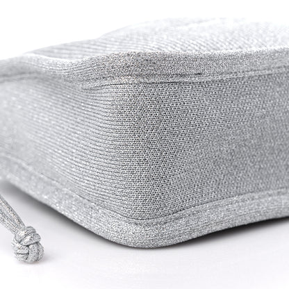Alexander Wang Metallic Ribbed Knit Small Ryan Bag Silver 7 of 8
