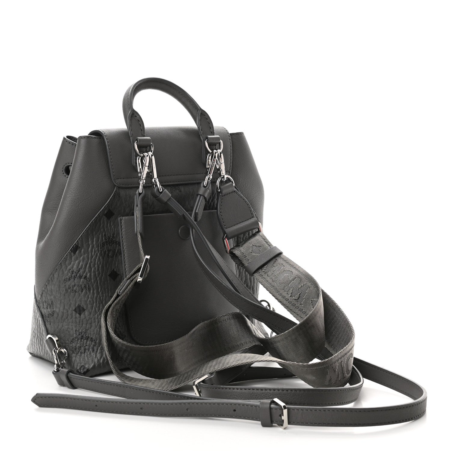 MCM Visetos Small Essential Backpack Phantom Grey 3 of 10