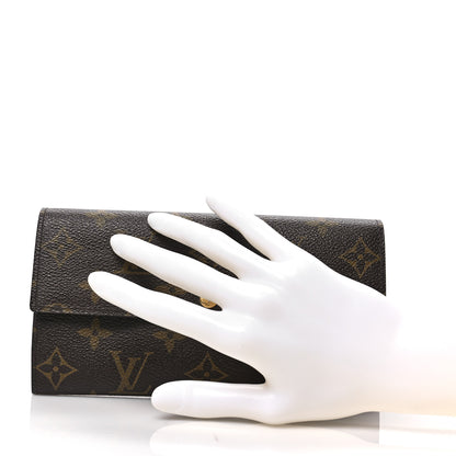 Louis Vuitton Monogram Sarah Wallet 2 of 7
