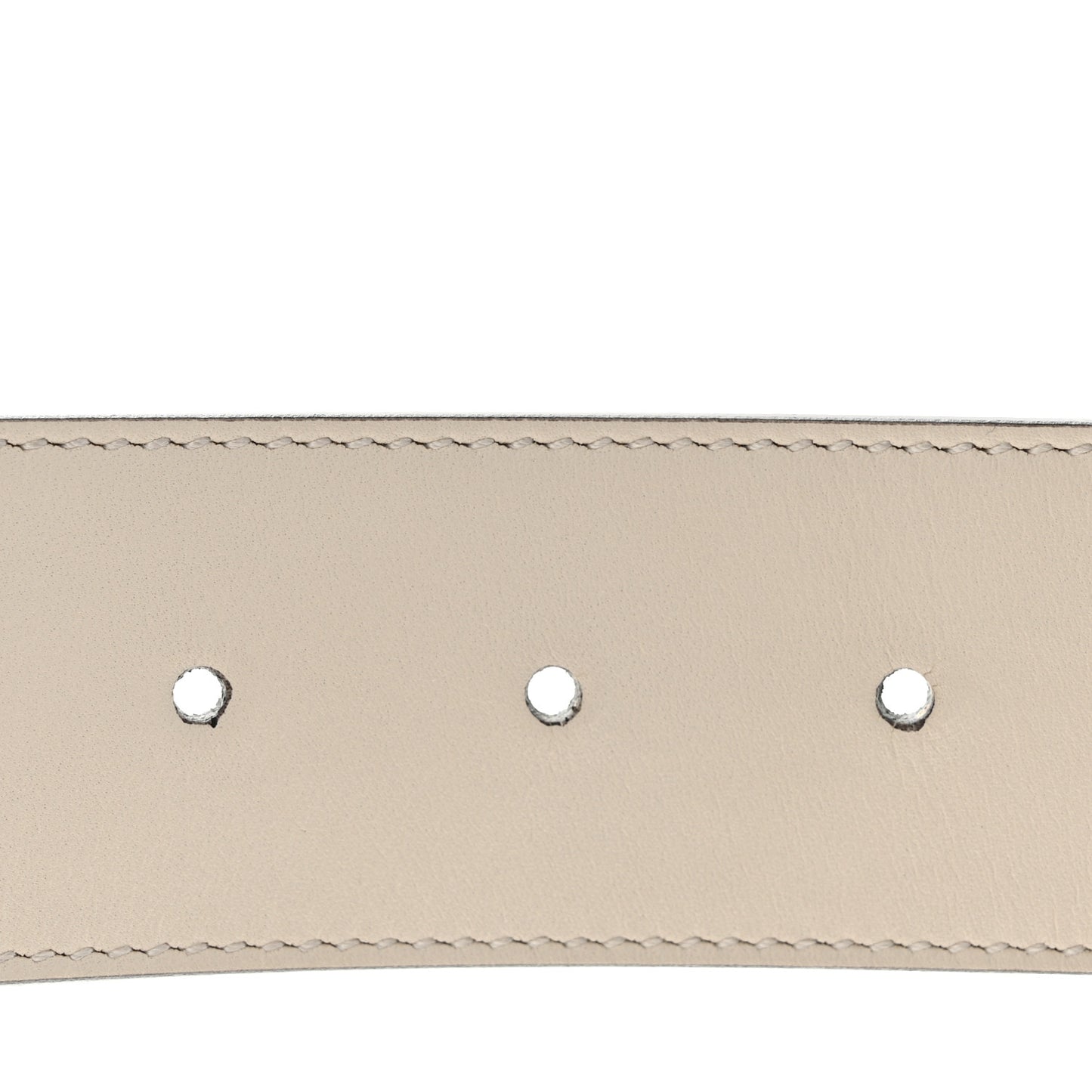 Calfskin Double G 40mm Belt 90 36 Mystic White