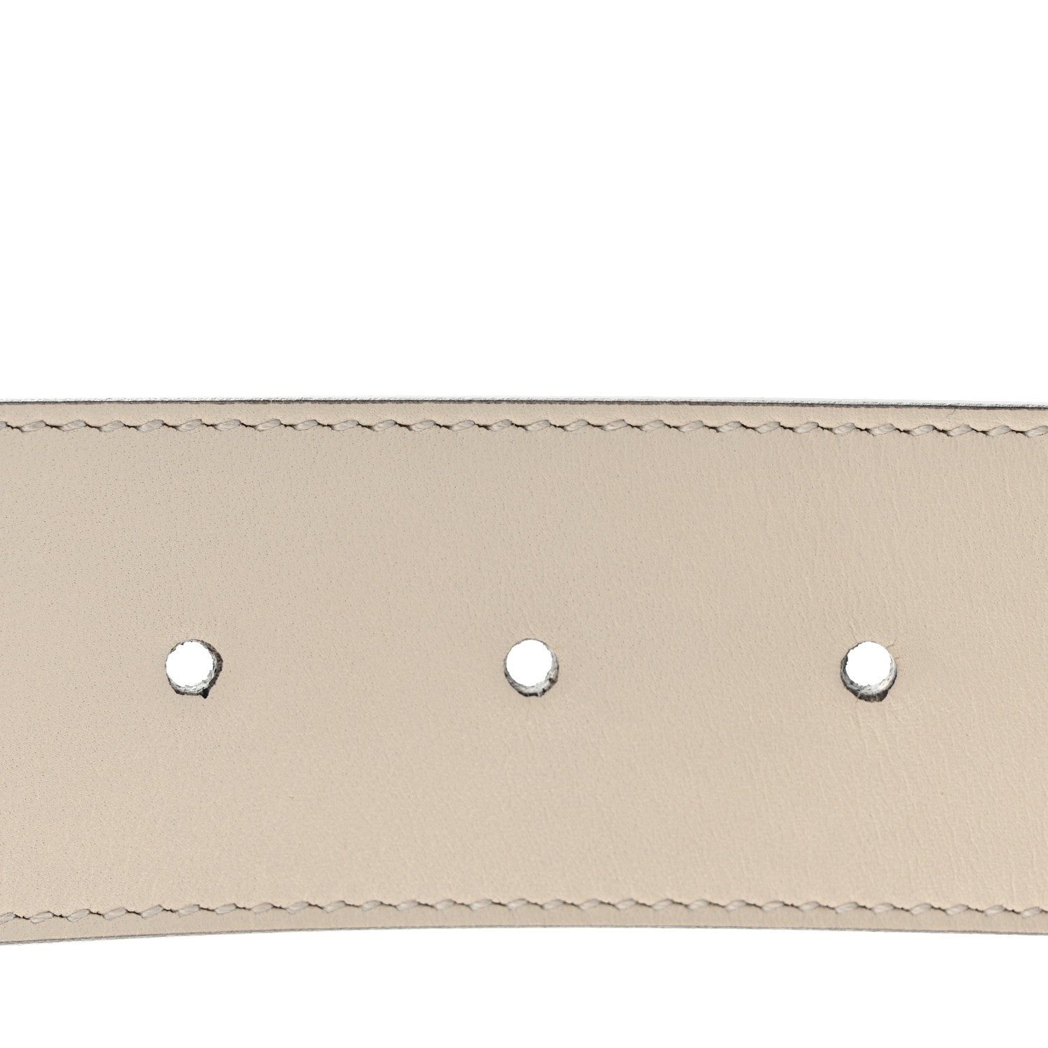 Gucci Calfskin Double G 40mm Belt 90 36 Mystic White 4 of 5