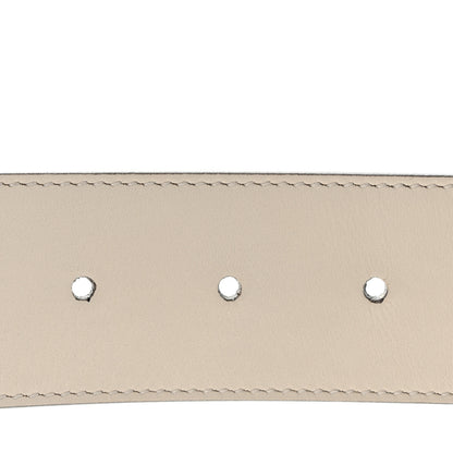 Gucci Calfskin Double G 40mm Belt 90 36 Mystic White 4 of 5
