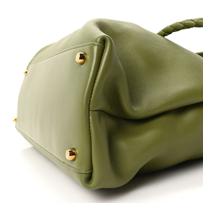 Bottega Veneta Silky Calfskin Large Ciao Ciao Matcha 10 of 10