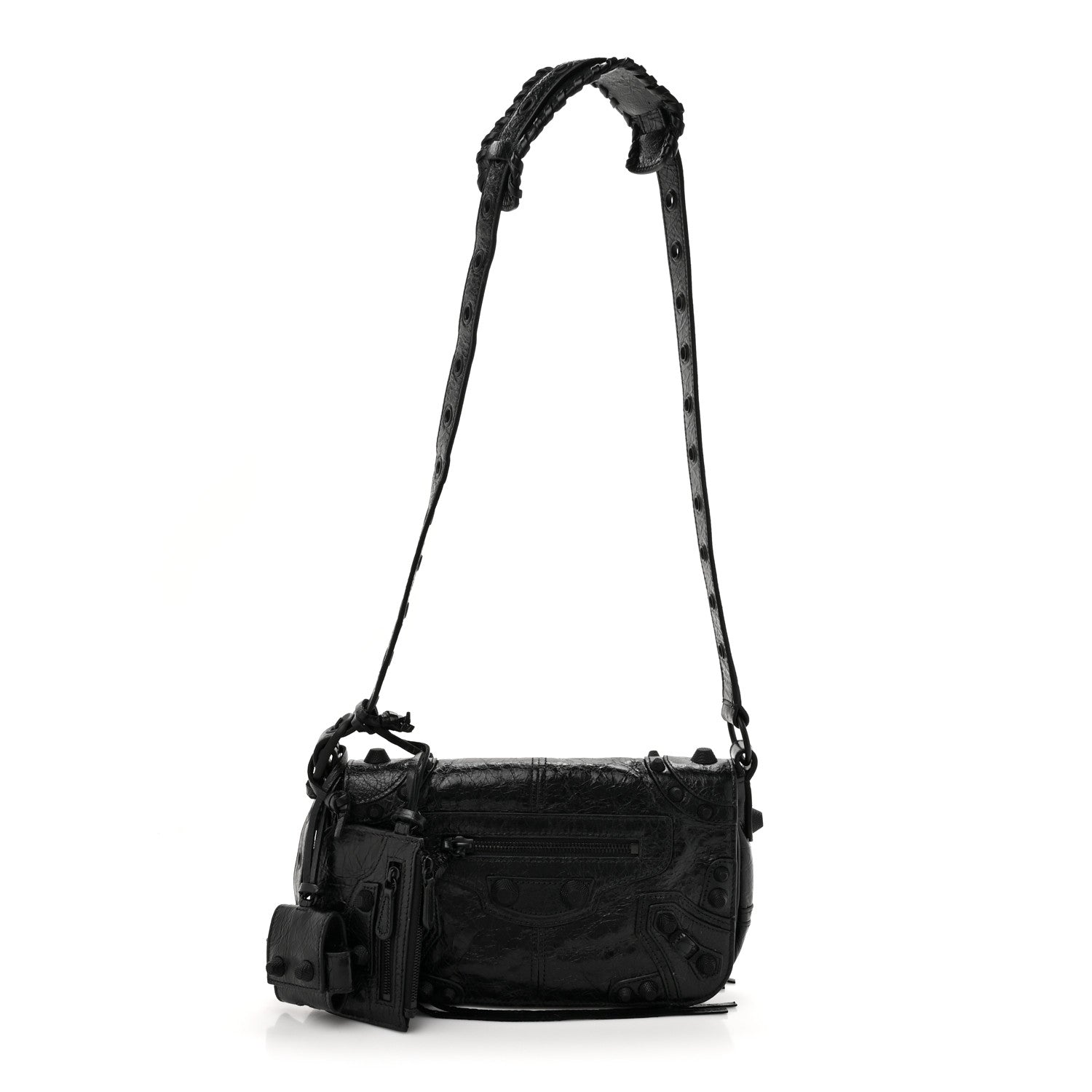 Balenciaga Agneau Arena XS Le Cagole Flap Bag Black 3 of 11