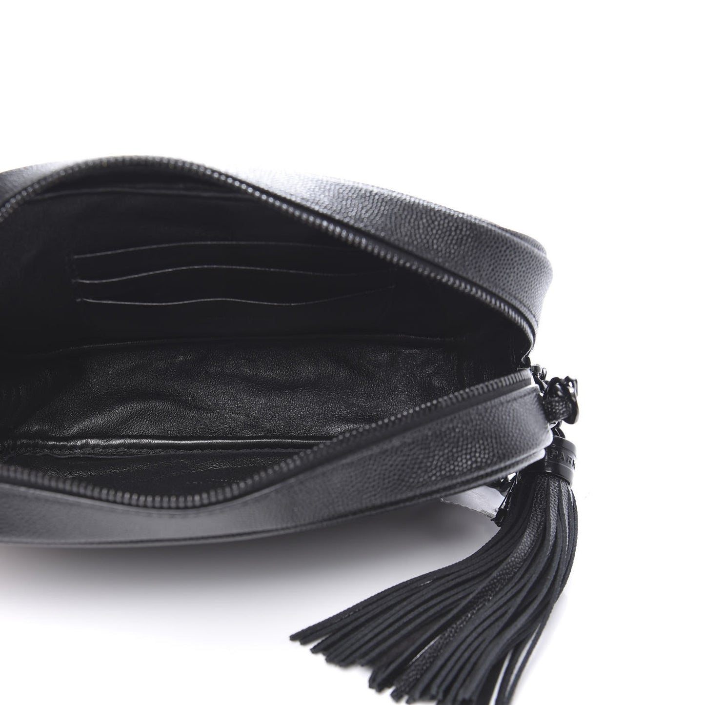 Grain De Poudre Matelasse Monogram Mini Lou Camera Bag Black