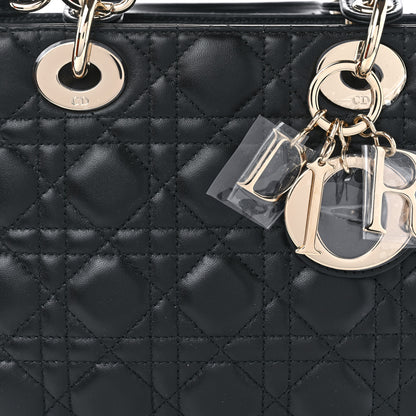 Christian Dior Lambskin Cannage Small My ABCDior Lady Dior Black 8 of 11