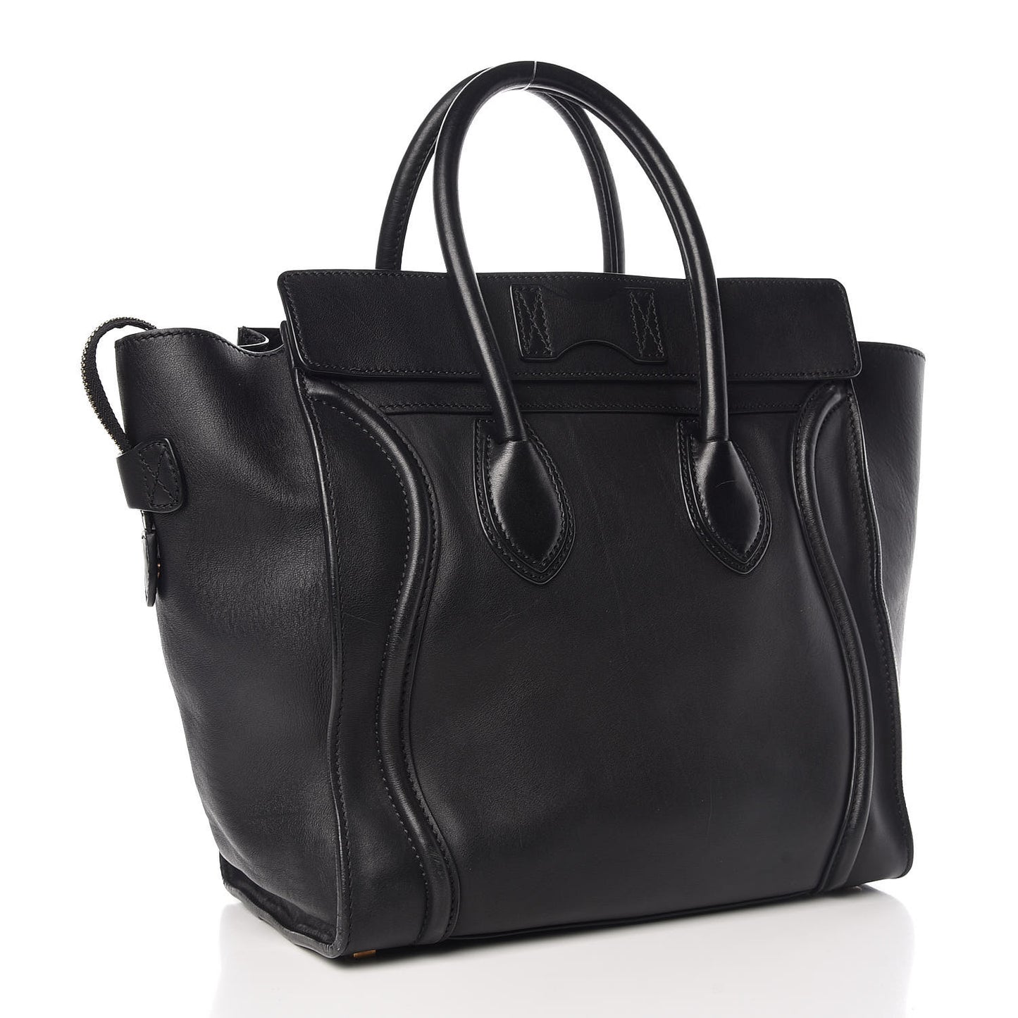 Smooth Calfskin Mini Luggage Black